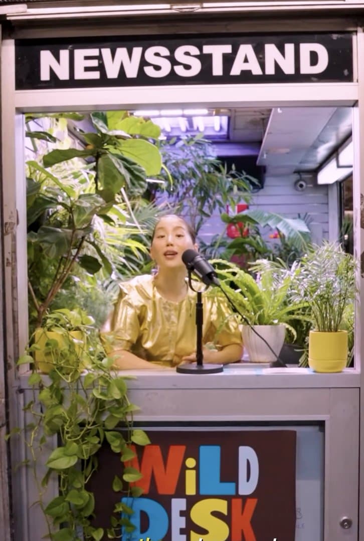 A Wild Desk climate interview at W4 Newsstand